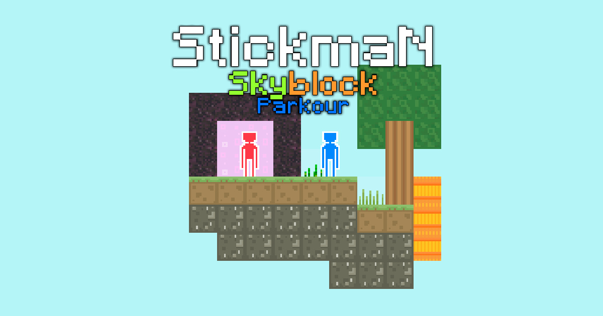 Image Stickman Skyblock Parkour