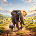 Zoo Elephant Simulator City Attack